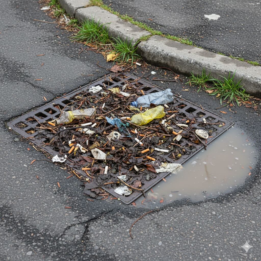 Professional catch basin cleaning service by Clean Slate Innovations